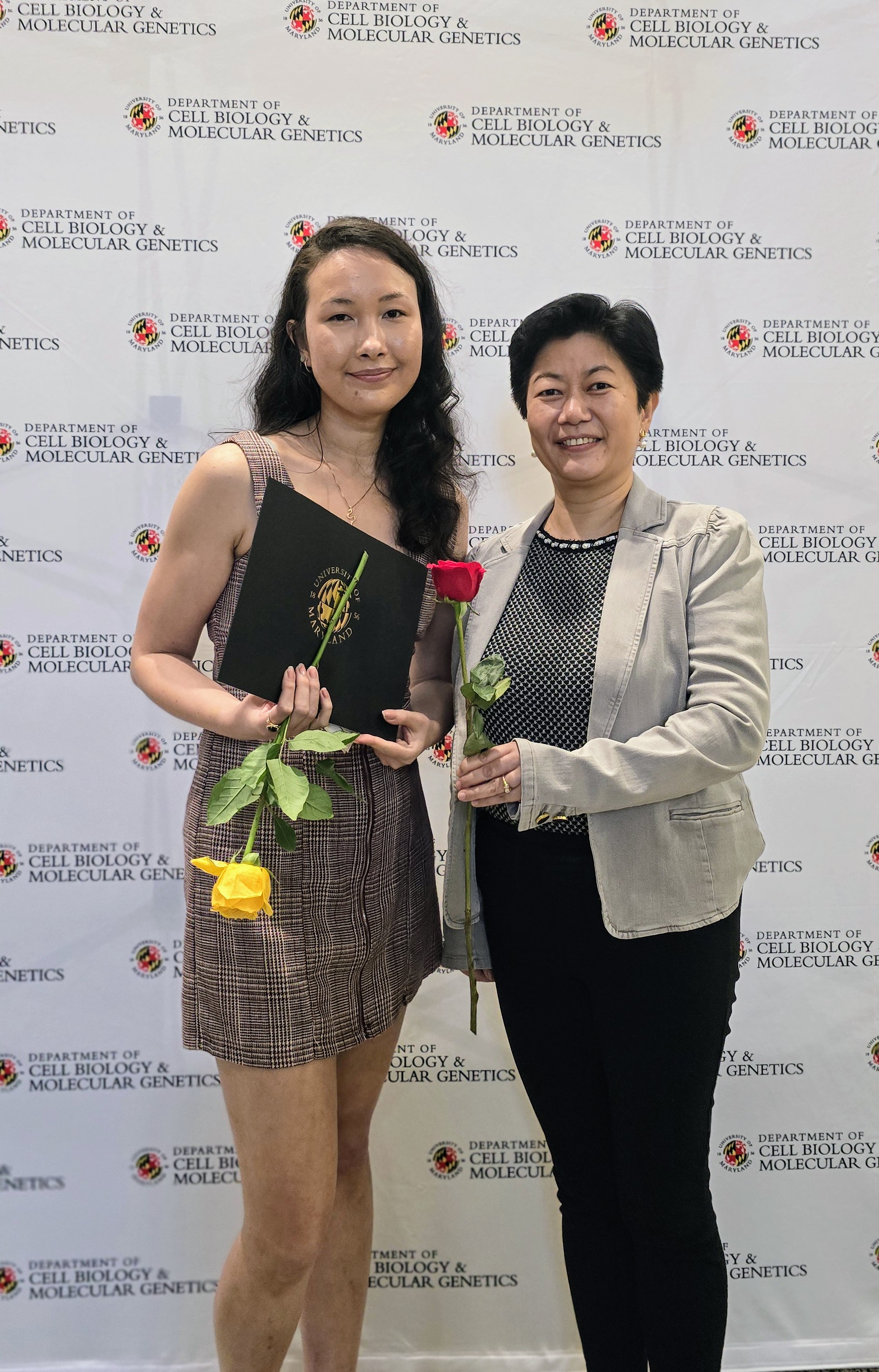 Catherine Harvey and Dr. Kan Cao