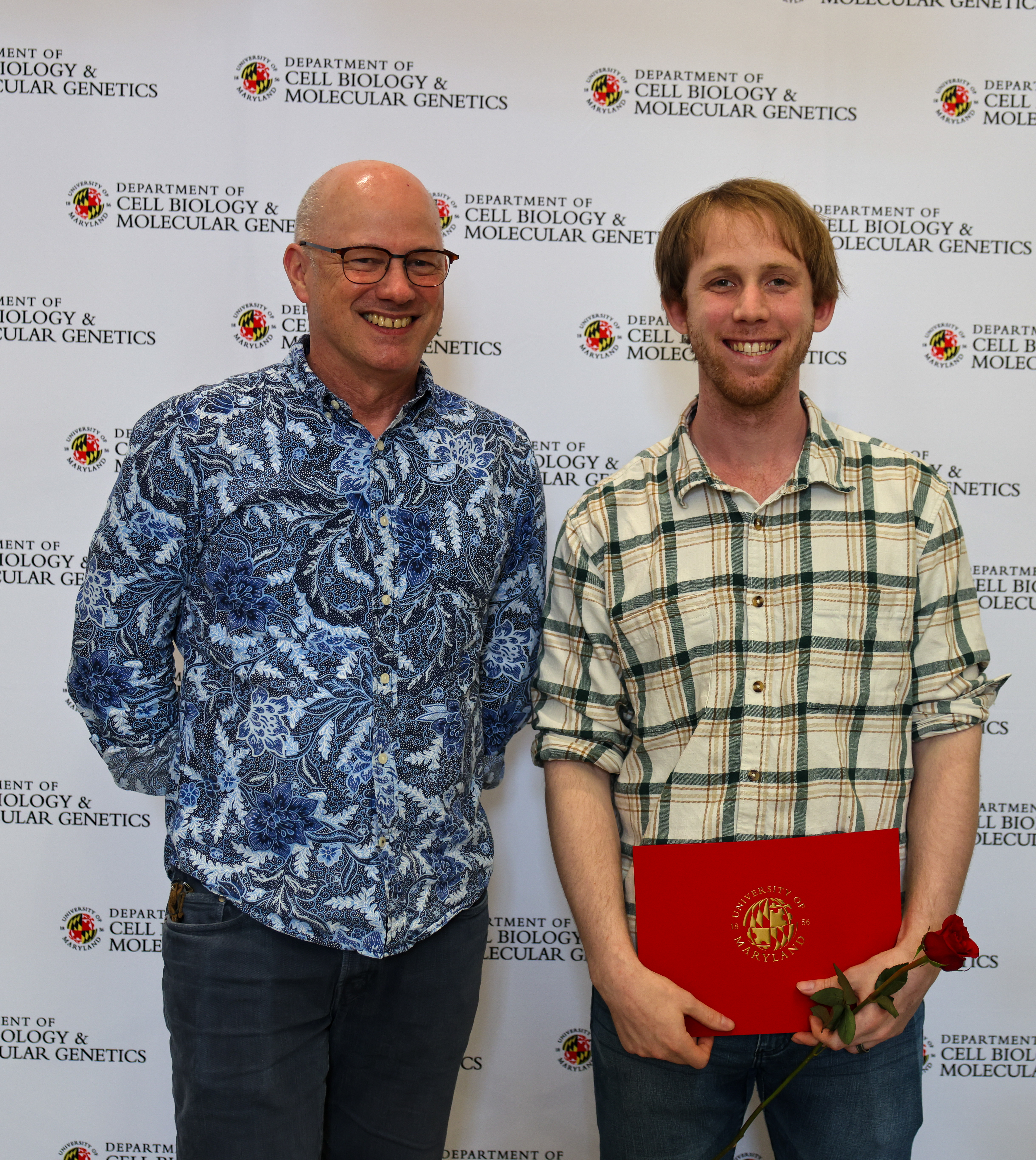 Dr. Charles Delwiche and Aidan Danoff
