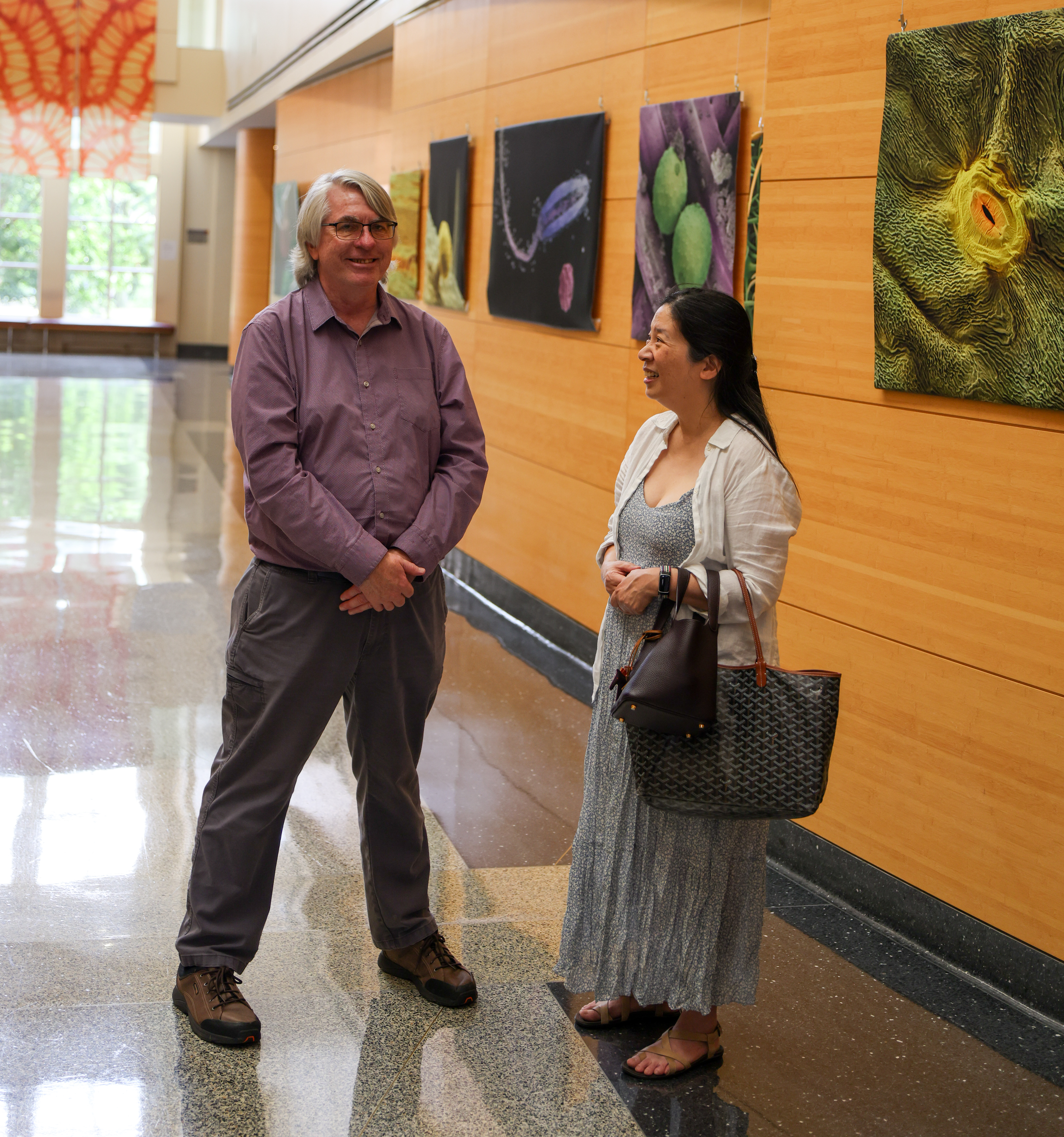 Dr. Michael Keller and Dr. Louisa Wu