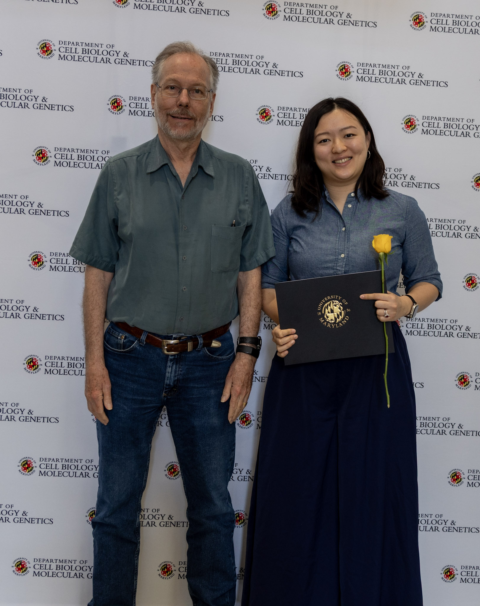 Dr. Steve Mount and Xuan Cindy Li
