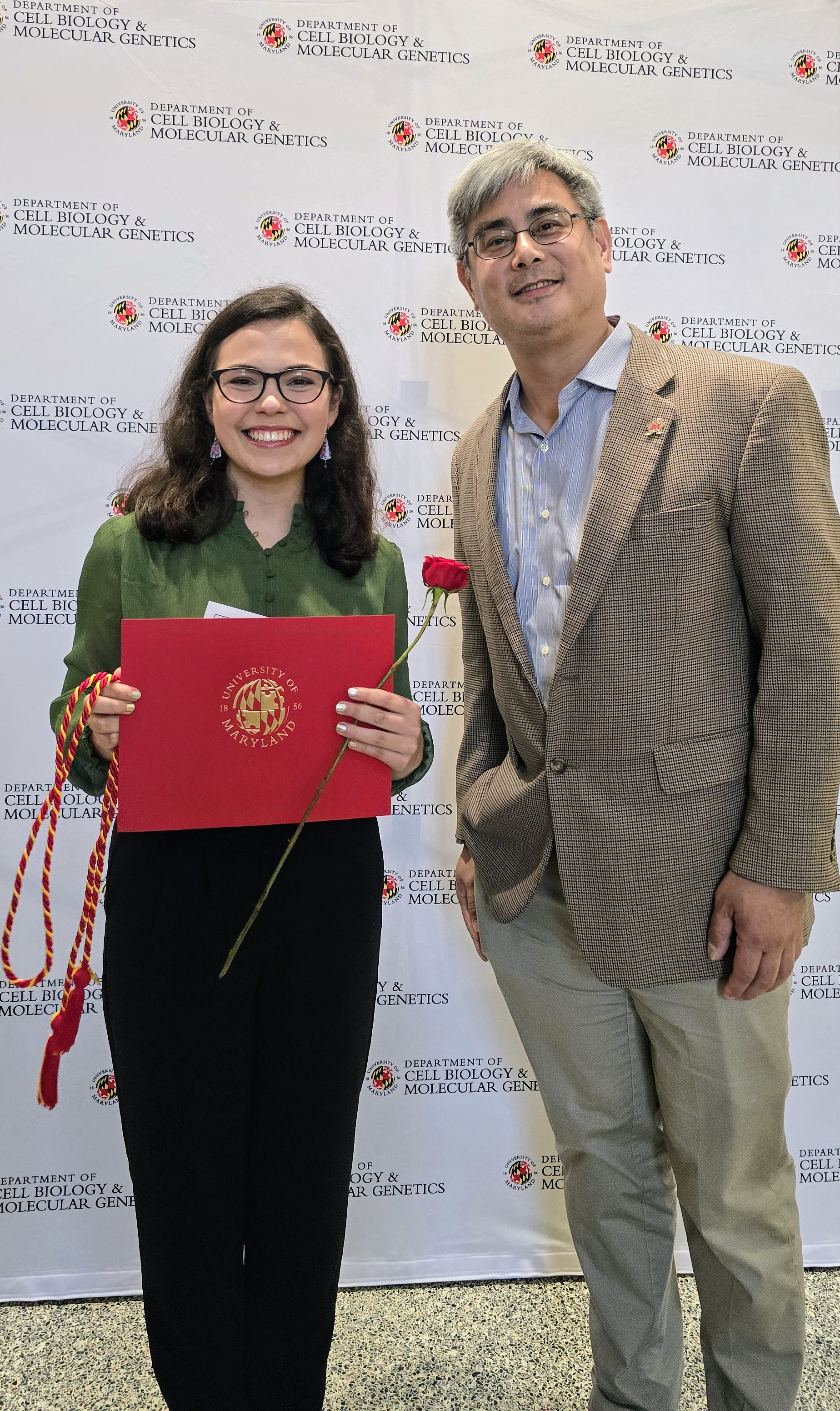 Emily Bliss and Dr. Vincent Lee