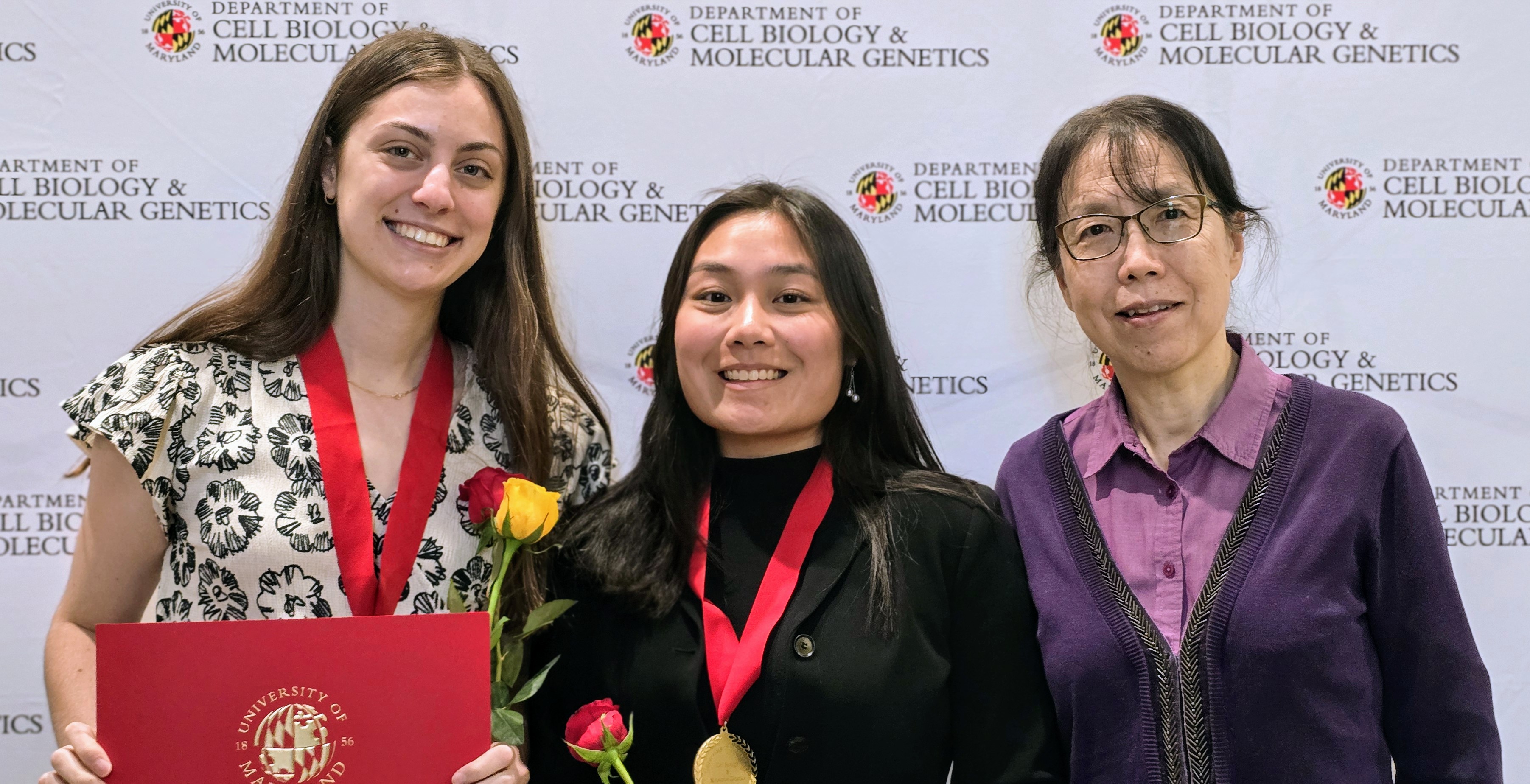 Emily Sherman, Cecilia Hu and Dr. Wenxia Song