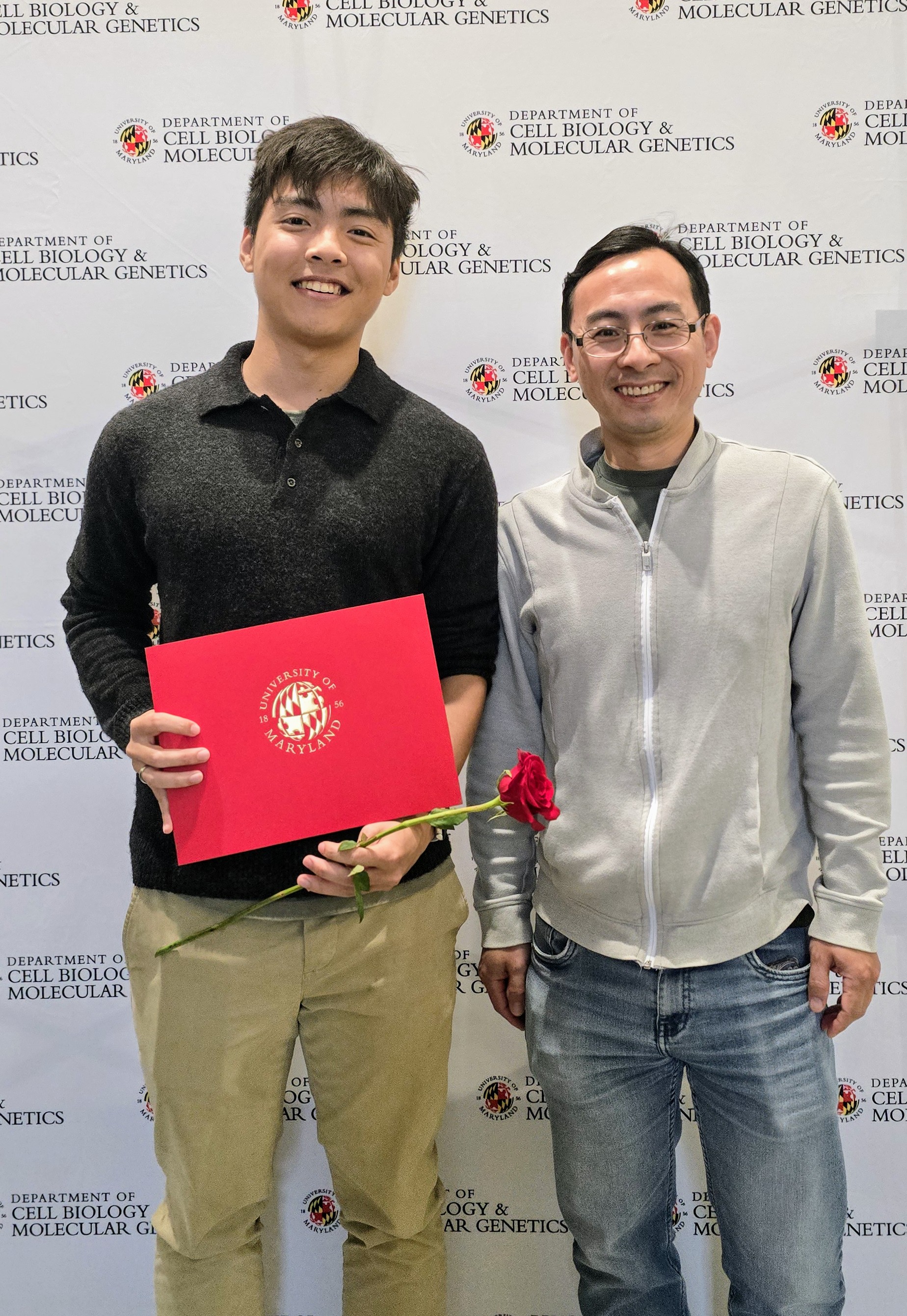 Jason Yu and Dr. Jiqiang (Lanny) Ling