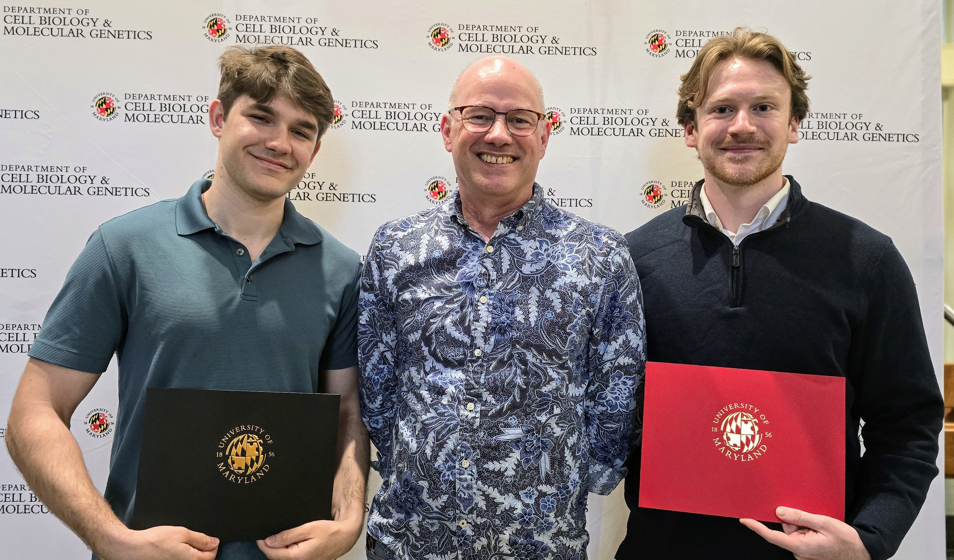 Wesley Demontigny, Dr. Charles Delwiche and David McVeigh