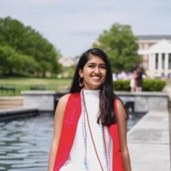 Akshaya Ganesh at graduation