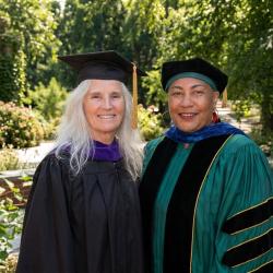 Dorothea O'Toole and Anisha Campbell at 2026 Convocation